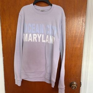 Ocean City Maryland Kids Lavender Sweatshirt